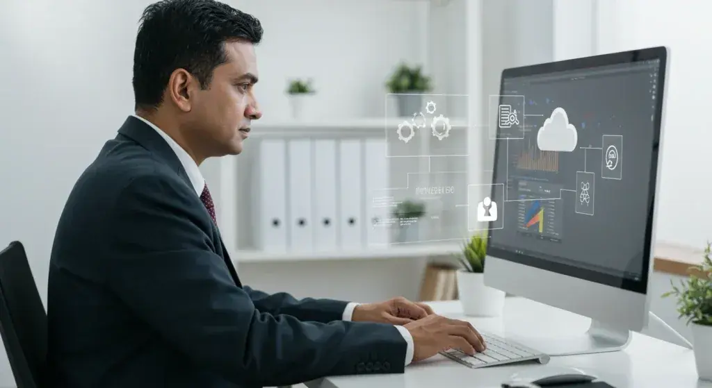 Cybersecurity protection representing what is IT outsourcing