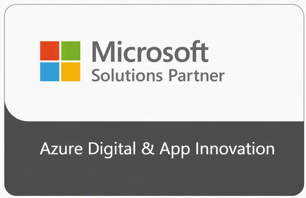 Microsoft Solutions Partner badge: Azure Digital & App Innovation