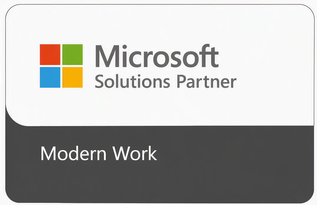 Microsoft Solutions Partner badge: Modern Work