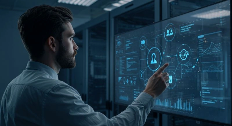 post5.1 IT specialist using dashboard for fully managed IT services